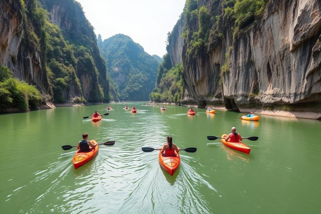 Kayaking the Nam Song — Kayak in Vang Vieng, Vientiane Province